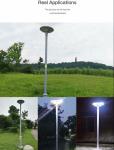2020 Trending product outdoor round deco solar led garden light 15 watt UFO
