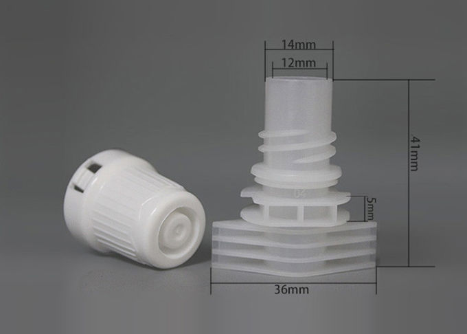Creative Fastener Plastic Pour Spout Caps For Milk Package Inner Diameter 12mm