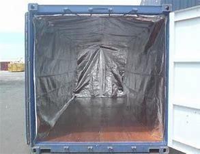 China PE Film 4 Panel Bulk Shipping Container Liners UV treated factory