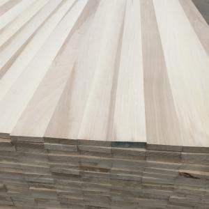China Carbonized Poplar Edge Glued Wood Panels for Building Construction Length 100mm-2440mm factory