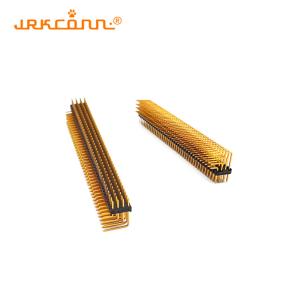 China 1.27MM RA Pin Header Connectors 4 Rows Right Angle 2mm Female Header on sale