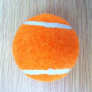 China orange ball dog toy factory