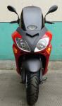Double Headlights Gas Scooters For Adults , Street Legal Motor Scooters Fully