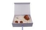 Foldable Recycled Spot UV Printed Rigid Box For Clothing