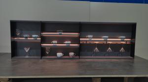 China Kitchen Organizer Rack Shelf Storage Cabinet Backplane Light Table Shelf factory