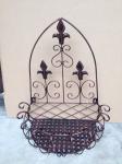 Green Flower Stand Hanging Wall Indoor Balcony Hanging Semi-Circular Flower