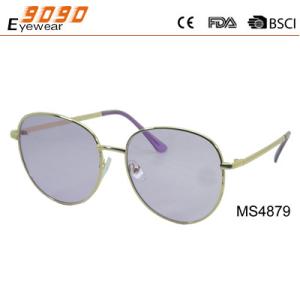 China 2018 fashion metal with 100% UV protection lens, suitable for men and women factory
