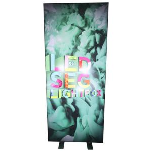 China 80mm SEG Tension Fabric Light Box 8ft Straight Tension Fabric Display ISO factory