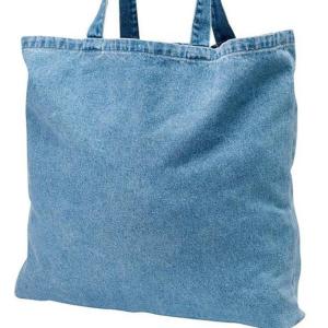 China Denim Grocery Tote Bags Custom Logo Printable Stylish For Mums factory