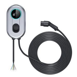 China Weather Resistant Current Adjustment Single Gun 220V Type 1 AC Charger For Electric Vehicle factory
