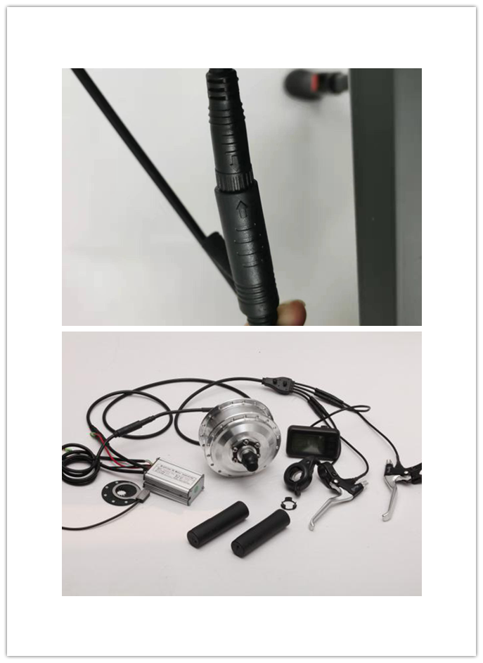 Easy handing 350w adjustable height electric wheelchair