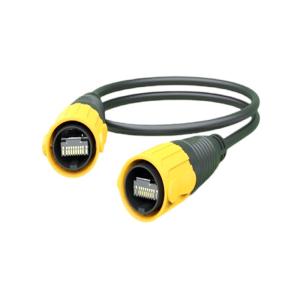 China LED Signal Protection IP67 Waterproof RJ45 Connector Socket Network Crystal Equipment factory