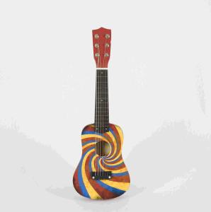 China Children Soild Wood Ukulele Musical Toys , Kids Musical Instruments With Accessories factory