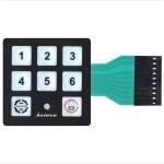 Tactile Metal Dome PET Circuit Membrane Switch 3M Adhesive ISO Certificate