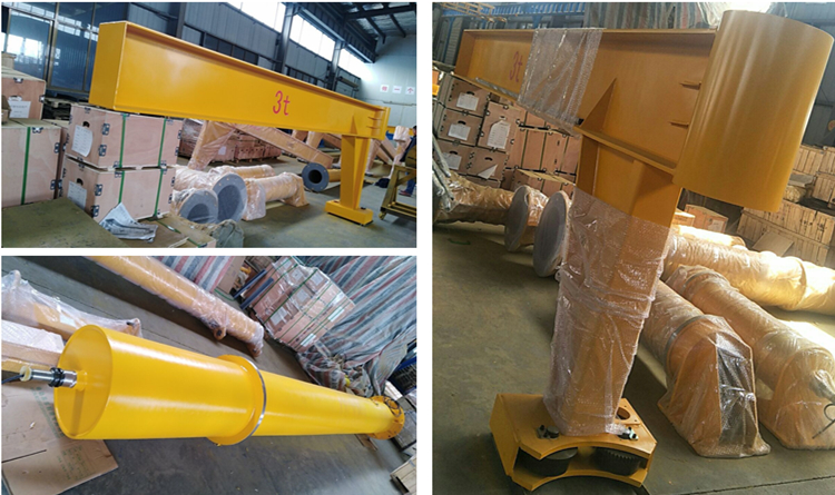High Quality Chinese supplier Free Standing Pillar Column mounted slewing Jib crane for your needs