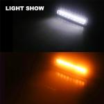 IP67 2 Row 18pcs 54W Car Work Lights Dual Color
