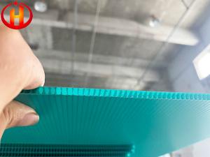 China Light Blue 2mm Correx Protection Board High Strength For Floor Covering factory