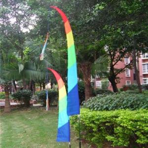 China Spring Garden Flag Rainbow factory