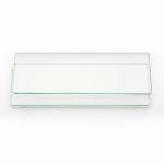 Stainless Steel Material Modern Design Style Bathroom Corner Glass Shelf for