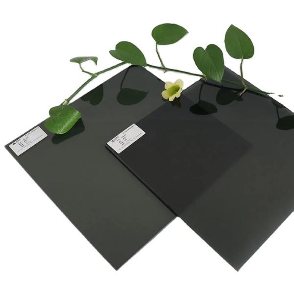 Euro Dark Gray Grey Float Glass Tinted Reflective Float Black Glass Price