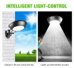Water Resistance 500LM 5.5v 2.5w Solar Motion Sensor Wall Light FCC Certified