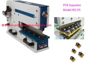 China FR4 CEM PCB Depaneling Equipment Foot Pedal Activated Two Straight Knives Cutting Off factory