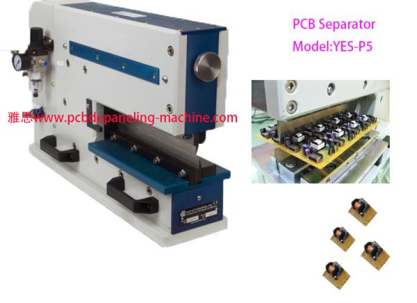 FR4 CEM PCB Depaneling Equipment Foot Pedal Activated Two Straight Knives