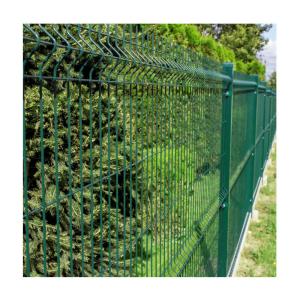 China Affordable Galvanized or PVC Coated 3D Panel Fence Made of Low Carbon Steel Wire factory