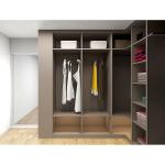 Customizable Wood Panel Furniture 2400mm height clothes cabinet organizer