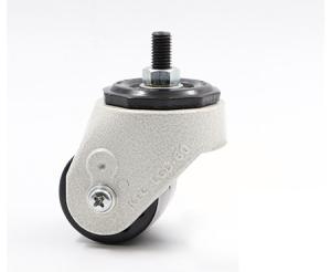 China 1190lbs 60mm Stem Brake Industrial Swivel Casters For Experimental Equipment factory