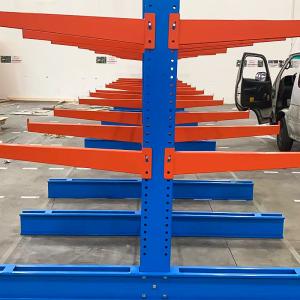 China Cantilever Steel Storage Racks Pallet Slotted Angle Shelving Metal Shelving factory