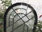 Round Top Architectural Decorative Panel Glass , Solid Flat Tempered Glass