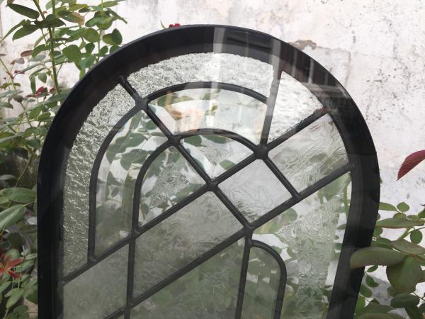 Round Top Architectural Decorative Panel Glass , Solid Flat Tempered Glass