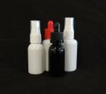 Transparent Round PET Plastic Spray Bottles for Home Cleaning