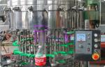 Stainless Steel Carbonated Drink Filling Machine , CSD Bottle Automatic Capping