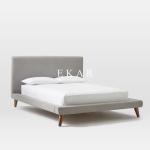 Modern European Style King Size Modern Cushion Headboard Bed