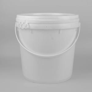15.5 Inches Stackable 5 Gallon Plastic Containers Durable Reusable Heavy Duty
