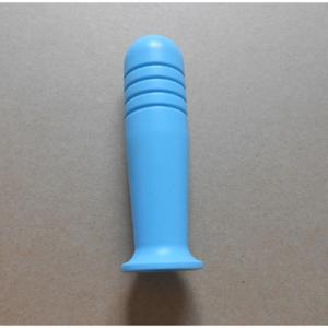 China Professional Single Shot Injection Molding Soft Blue Color TPE Material Handle Making Use factory