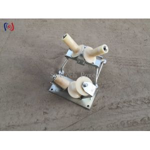 One Way / Two Way Cable Turning Roller 10KN Wire Pulling Rollers