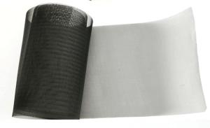 China 80 100 200 300 400mesh Woven Wire Screen Mesh Black Titanium factory