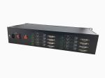 Rack 1080P/60Hz Lossless Dvi video fiber converter Transceiver Receiver single