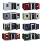 Top- Container Houses for Camping Accommodation End Double Wing Expansion