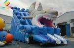 Shark Inflatable Water Park With Slide Durable Theme Water Park For Kids