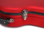 Matte Red Fiberglass Classical Guitar Rack Case Break Resistance