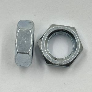 7/16-20 Hex Jam Nut Thin Nut Stainless Steel Hexagon Natural Finish for Wide