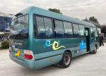 Golden Gragon Coaster 26 Seats Hino Engine Bus Green Color 100km/H