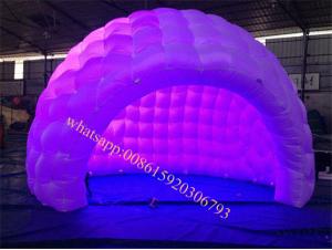 China Red Color Inflatabe Event Tent With Tubes Inflatable balloon tents factory