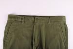 Mens Casual Elasticated Waist Straight Leg Linen Trousers Solid Color Customized
