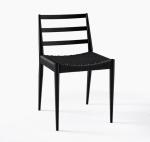 Solid Wood Frame Customized Designs Vintage Hotel Woven Cord Dining Chair For