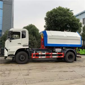 China 10 Ton Diesel Garbage Transport Truck 4x2 Hook Lift Waste Truck factory